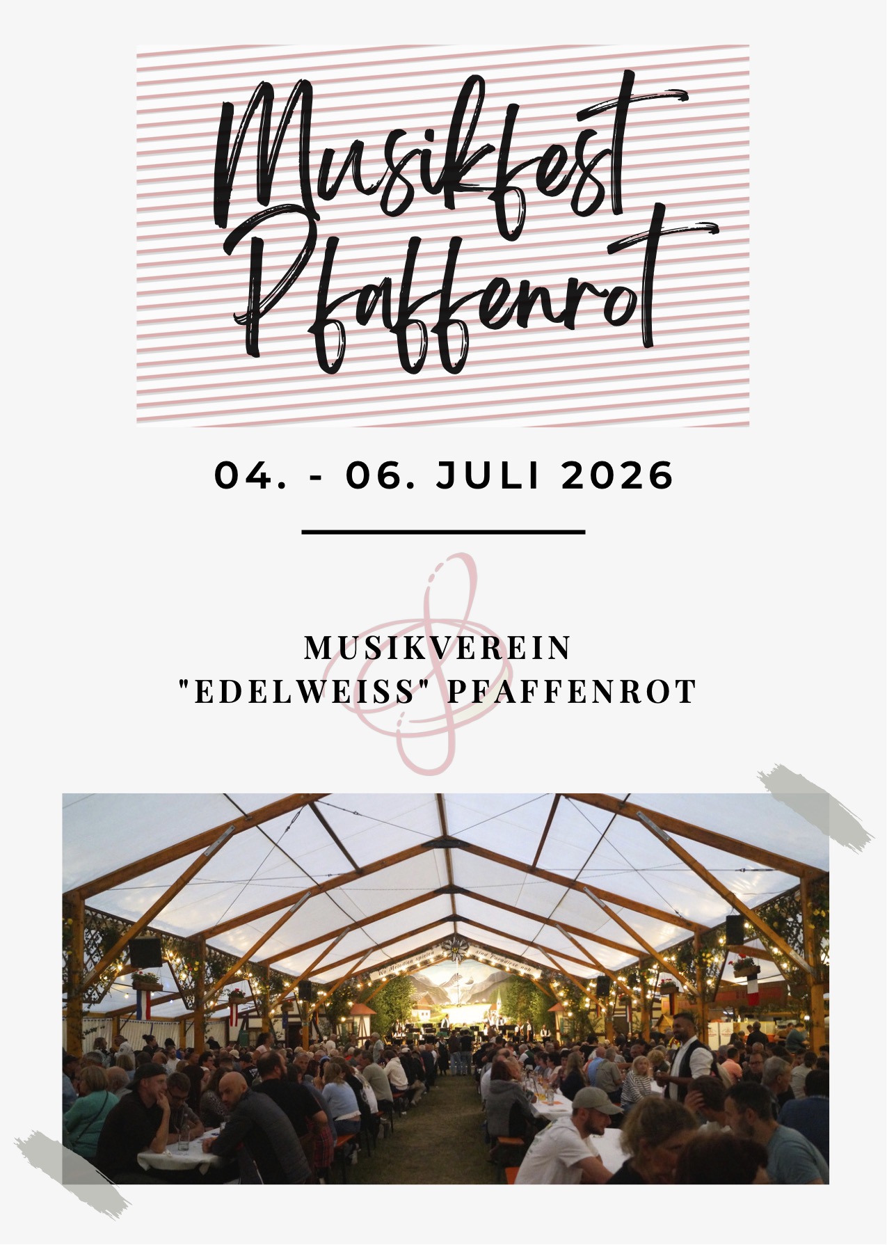 Flyer Musikfest 2026